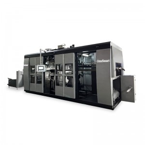 Fixed Competitive Price China High Speed Plastic Vacuum Thermoforming Machine for Making Package Food Box, Seeding Tray