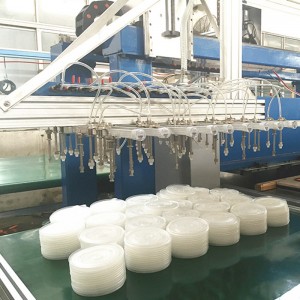 Bilateral Manipulator Feeding Push Stack Cutting Machine HEY21