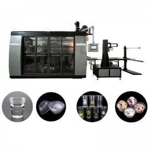 Automatic Disposable Plastic Glass Making Machine Cup Thermoforming Machine