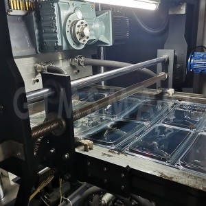 PLC Pressure Thermoforming Machine With Three Stations HEY01