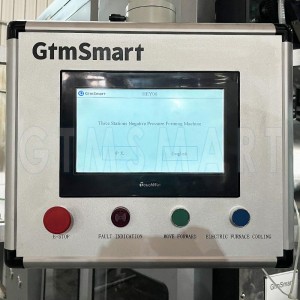 GtmSmart Factory High Speed Plastic PS, PP, PET, PVC, ABS Material Food Container Egg Tray Thermoforming Machine