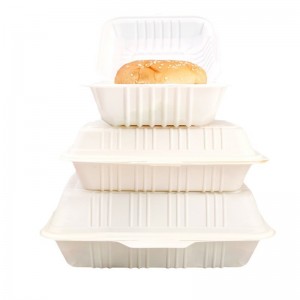 ECO Friendly Compostable Biodegradable Burger Packaging Boxes