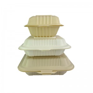 ECO Friendly Compostable Biodegradable Burger Packaging Boxes