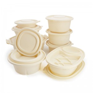PLA Biodegradable Corn Starch Plastic Food Packaging Tray Container Manufacturer Supplier