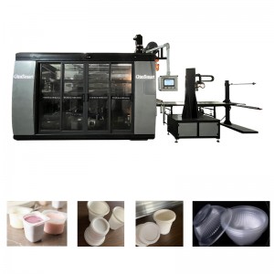 China wholesale China Fully Automatic Plastic Cup Thermoforming Machine Disposable Glass Making Machine /Disposable Yogurt Cup Making Machine/Cup Forming Machine