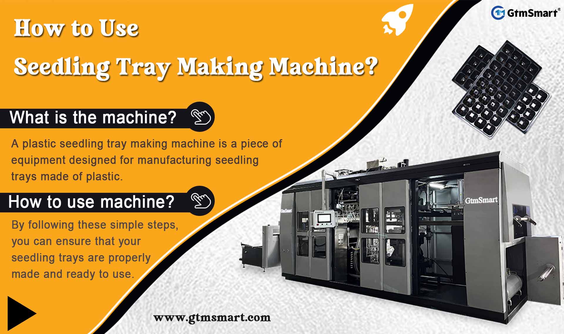 How to Use Plastic Seedling Tray Making Machine ?