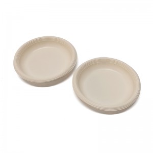 Eco Friendly PLA Biodegradable Disposable Round Plates