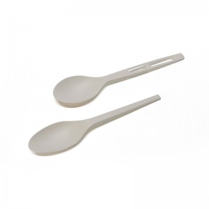 Wholesale Disposable Corn Starch Compostable Cutlery Tableware Eco Friendly Biodegradable Spoon