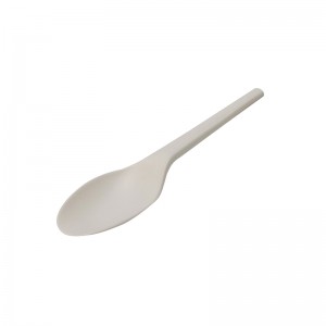 Wholesale Disposable Corn Starch Compostable Cutlery Tableware Eco Friendly Biodegradable Spoon