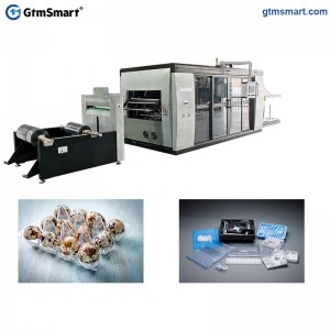 wholesale Automatic Plastic Egg Tray Container  Forming Machine Hardware Packaging Thermoforming Machine