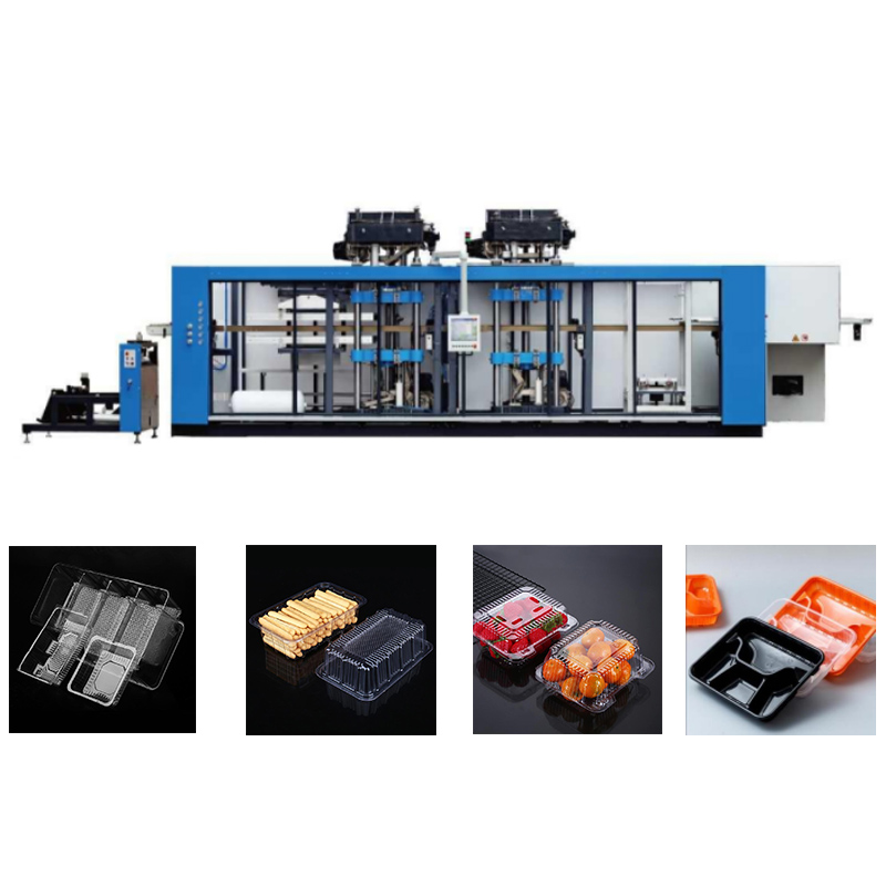 Manufacturer for Large Thermoforming Machine - PLC Pressure Thermoforming Machine With Three Sta...